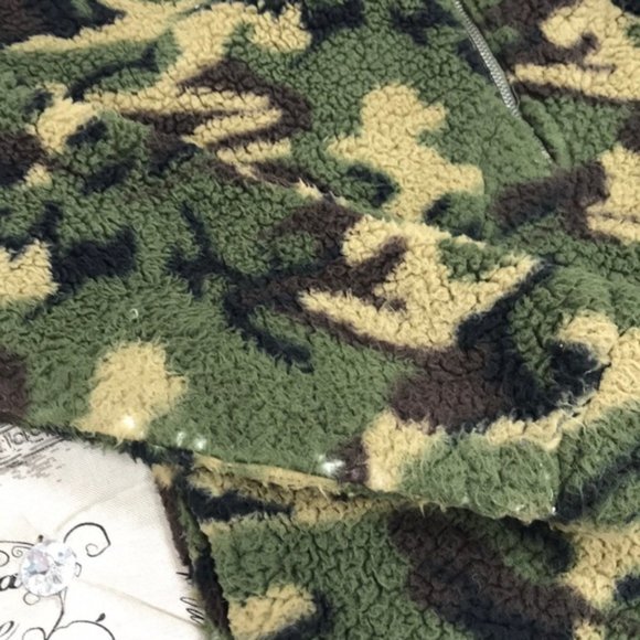 Elodie Half Zip Faux Shearling Pullover - Picture 5 of 6